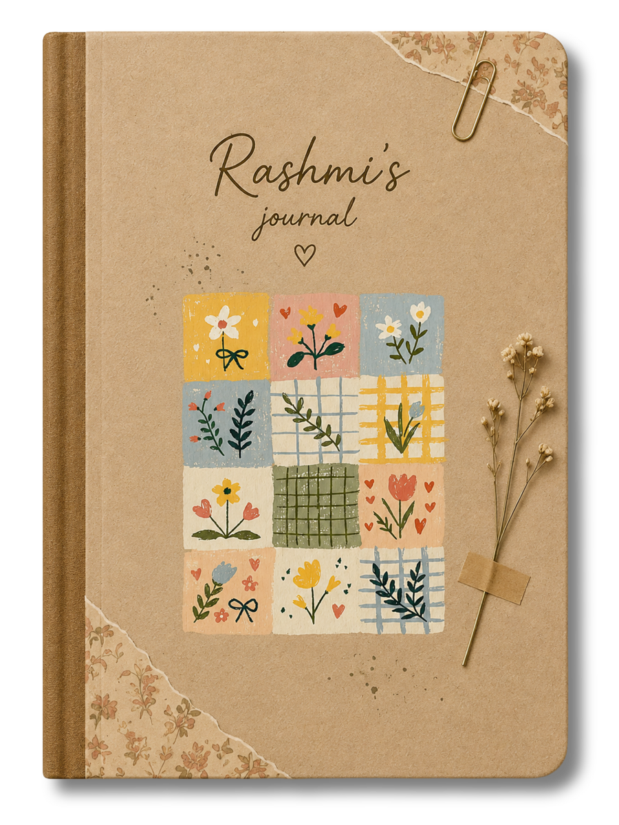 Rashmi's journal, closed