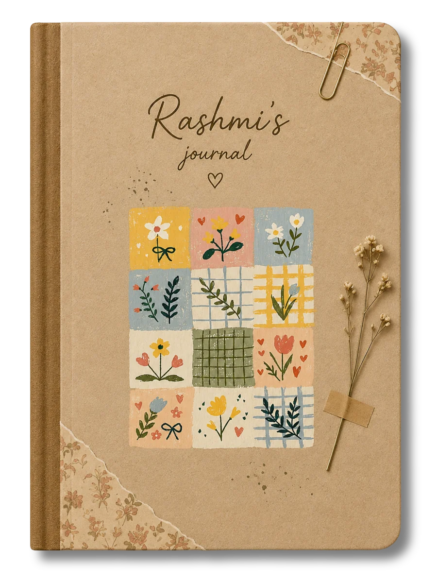 Rashmi's journal, closed